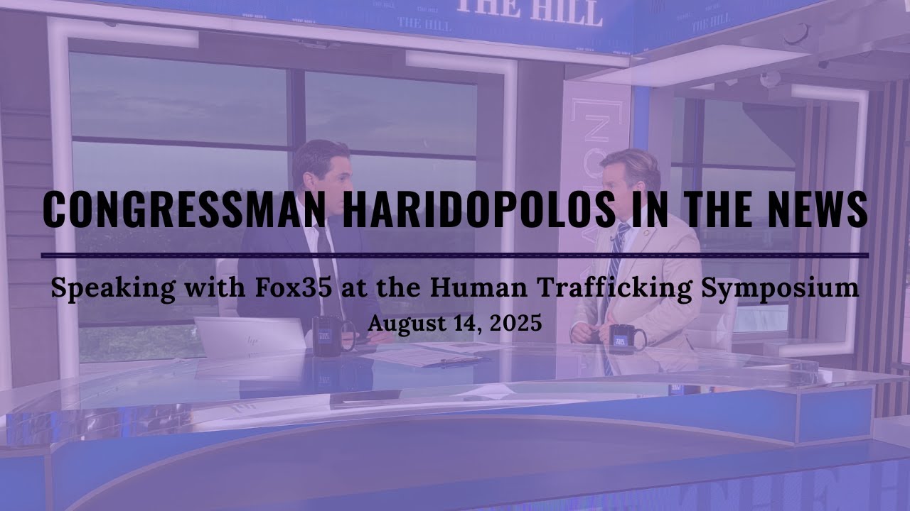 Rep. Mike Haridopolos Speaks to Fox35 News at the 2025 Human Trafficking Symposium in Brevard County