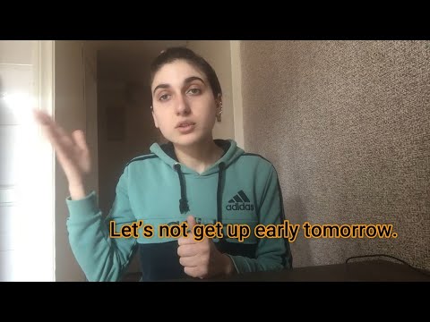 [ინგლისური ენა]  Let's \u0026 Let's not | Let's go to school | Let's not go to school