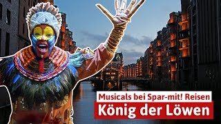 Das Musical König der Löwen in Hamburg bei Spar-mit! Reisen