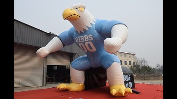 TL271 Custom Giant Eagle Inflatable Football Tunnel Tent for Sale