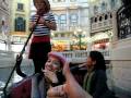 Gondola ride at venetian macao