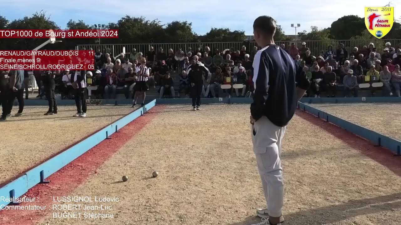Miniature de la vidéo : TOP1000 Bourg st Andéol FINALE SEINE/SCHROLL/RODRIGUEZ VS RENAUD/GAYRAUD/DUBOIS