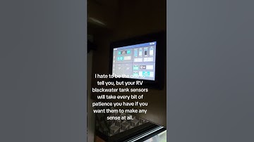 Blackwater Tank Sensor Trouble #rvlife #rvfulltime