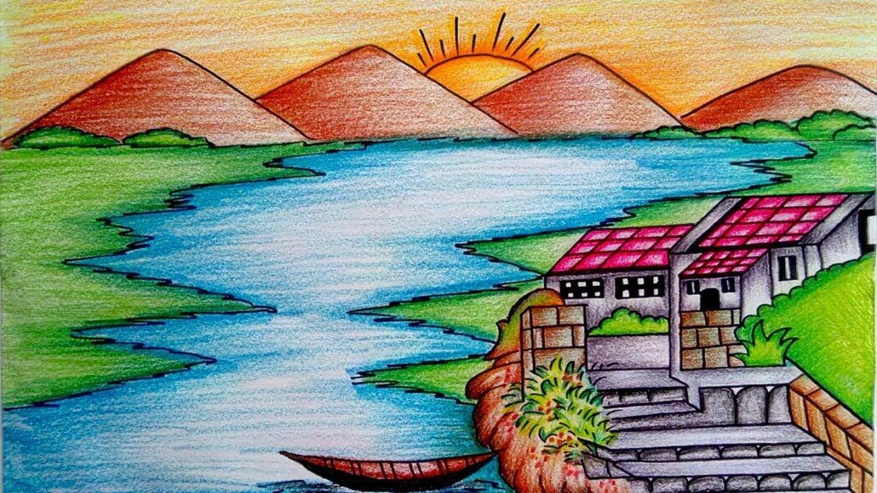 Featured image of post Nice Landscape Drawing For Kids : Throughout this drawing art video clip, you are going to find out.