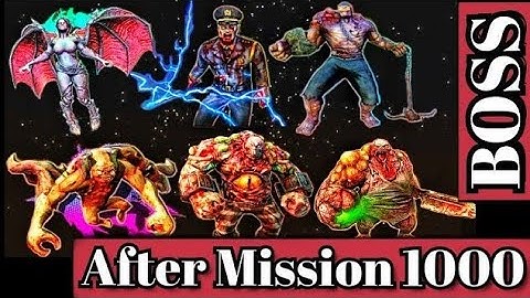 DEAD TARGET : Zombie All Boss fight [After Mission 1000]