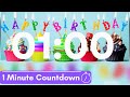 1 Minute Timer Happy Birthday Countdown With Fireworks And Music 1 Minute Timer Happy Birthday Countdown With Fireworks And Music