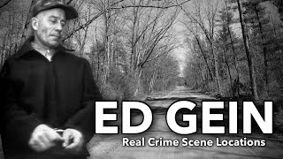 Ed Gein: The Butcher of Plainfield - REAL Crime Scene Locations   4K