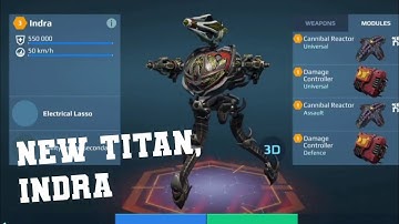 New titan Indra - Early access test server - War Robots
