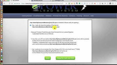 Power Lead System Training - Adding a Domain 1
