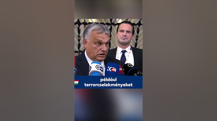 Aki a migrációt támogatja, az a terrorizmust is támogatja. Orbán Viktor az uniós csúcs előtt.