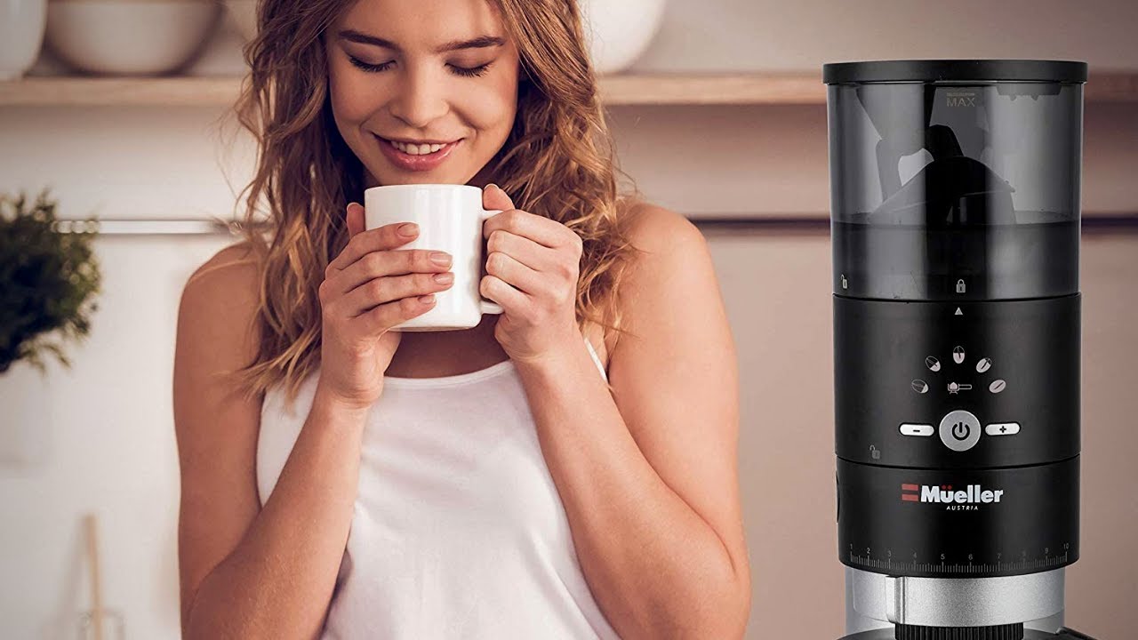 Mueller Ultra Grind Conical Burr Grinder Professional Series YouTube