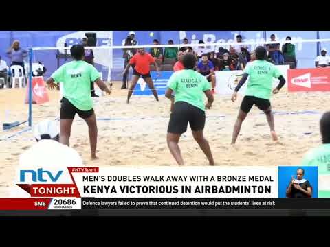 Kenya's airbadminton national teams win gold and bronze in Ugnada