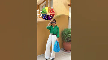 Самое Беспроигрышное Сочетание Цветов в Стиле | #Shorts #FashionShorts | How To Wear Colors