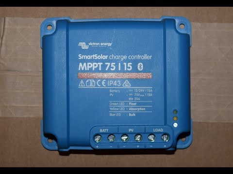 Victron Energy SmartSolar MPPT Charge Controller Unboxing and Testing 