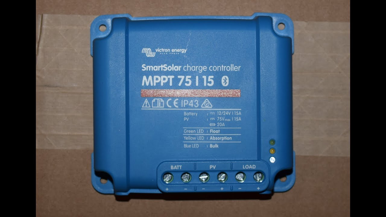 Victron Energy Smart Solar 75/15 MPPT Solar Charge Controller: Unboxing and  first impressions 