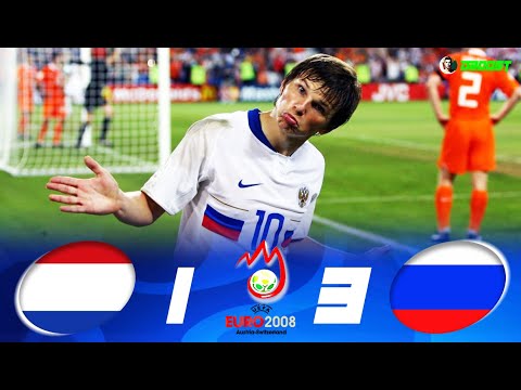 Netherlands 1-3 Russia - Euro 2008 - Arshavin, Man Of The Match - Full Hd