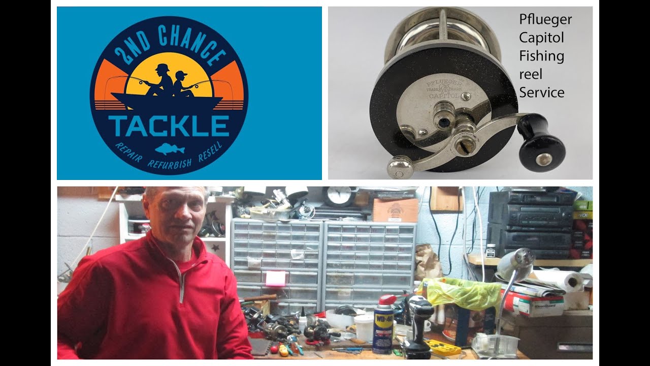 Pflueger Capitol 1985 fishing reel how to take apart and service YouTube