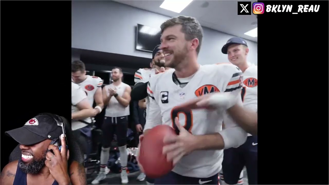 РЕАКЦИЯ БОЛЕЛЬЩИКА CHIEFS! Раздевалка «Медведей» празднует победу над «Рейдерами»!