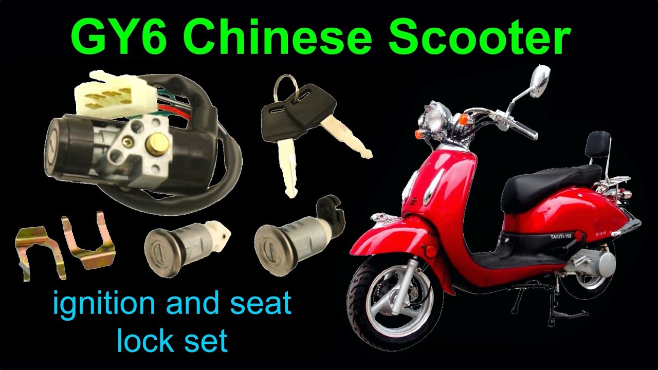 CoCocina Motorcycle Uncut Blank Key for Gy6 Chinese Mopeds Scooter 
