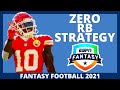 2021 Fantasy Football Draft Strategy- RB Zero Strategy Fantasy Football Mock Draft 2021