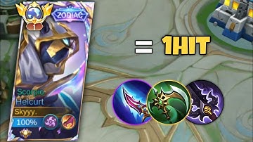HELCURT BEST 1HIT BUILD 2024🔥 ( Must try ) MLBB