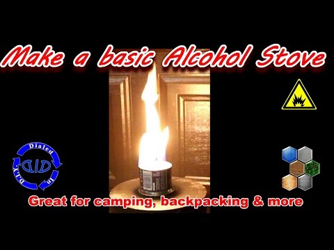 How To Make An Alcohol Stove - Basic Version