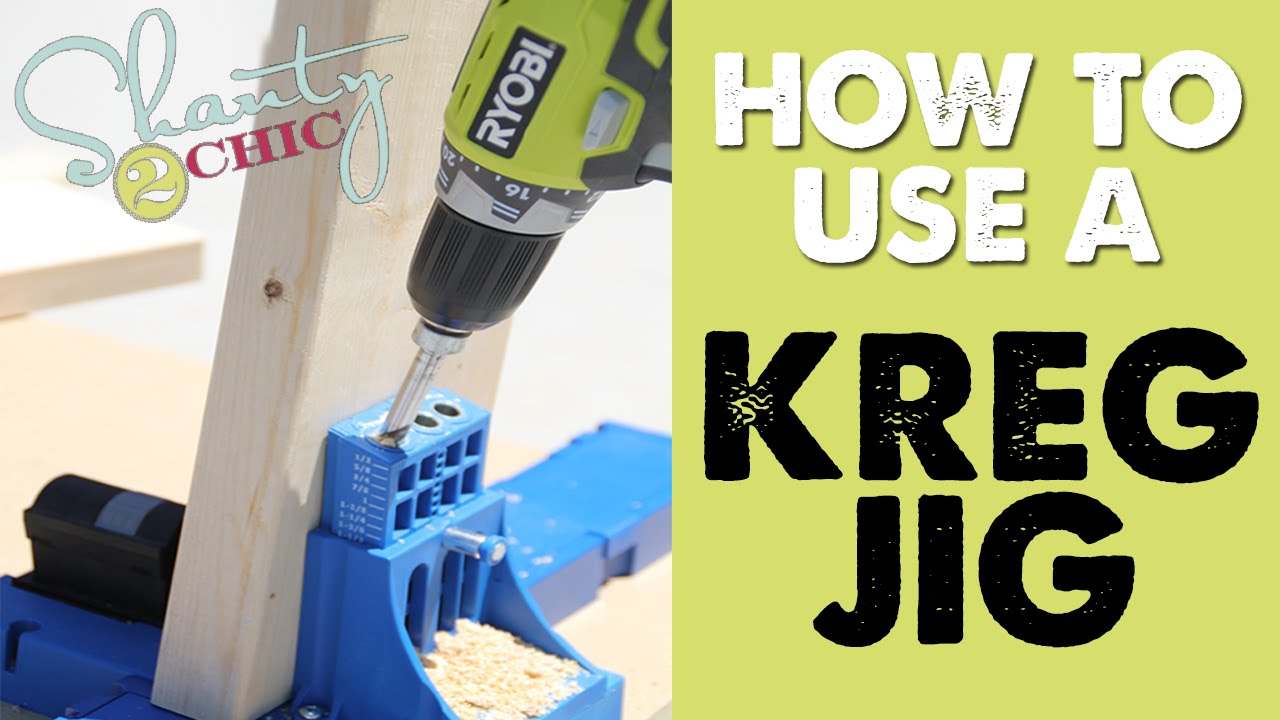 How to use a Kreg Jig 