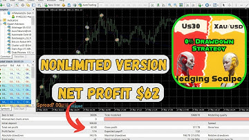 US30 and XAUUSD Hedging Scalper EA MT4