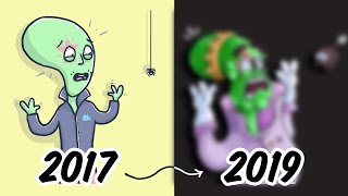 2017 vs 2019 - Recreating an old drawing by Mackenzie Child 2,027 views 4 years ago 14 minutes, 52 seconds