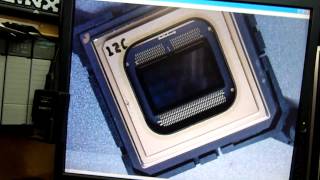 toshiba dlp tv autopsy pt2 dlp chip closeup