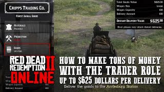Hey guys death here and today i wanted to share a quick video on how
make tons of money with the trader role from red dead redemption 2
online frontie...