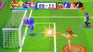Mario & Sonic At The London 2012 Olympic Games Football Luigi, Sonic, Daisy And Shadow