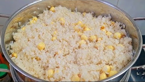 Xôi hạt sen nước cốt dừa mềm dẻo béo thơm  đơn giản tại nhà.