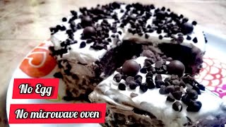 முட்டை இல்லா கேக்|Black forest cake in tamil|cake without oven in tamil|Cake without egg|Mathi Foods