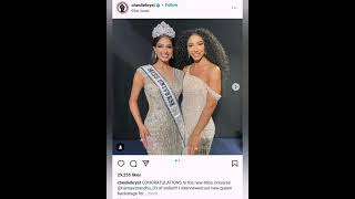 Rest in Peace Queen Cheslie Kryst Creepy IG Post