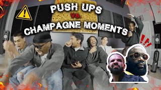 PUSH UPS / CHAMPAGNE MOMENTS by DRAKE / RICK ROSS│STUDIO REACTION