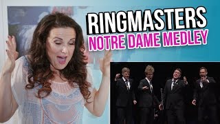 Vocal Coach Reacts to Ringmasters Notre Dame Medley