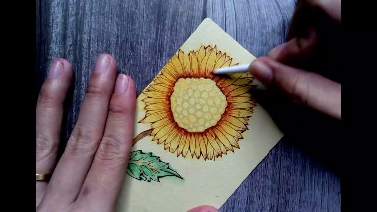 Drawing process of Zentangle Project Pack 13, Day 03