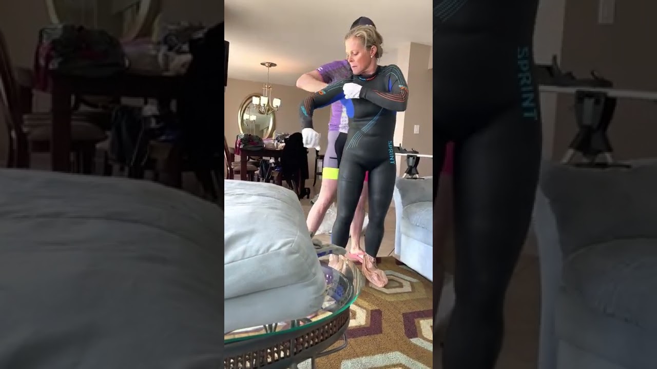 How to Put on a Triathlon Wetsuit - Tips and Tricks from Coach Clare