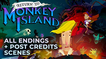 Return to Monkey Island - All Endings and Post Credit scenes