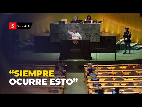¿Por qué en discurso de GUSTAVO PETRO en la ONU hubo tan poco público? | El Debate