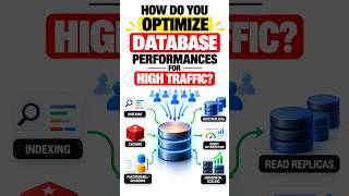 How do you optimize database performances for high traffic #database #backend #systemdesign