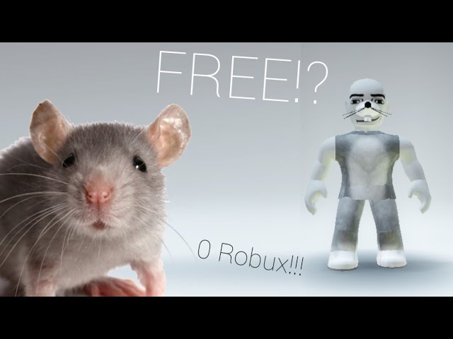 How To Look Like A Rat On Roblox For Free Youtube - how to make roblox rat