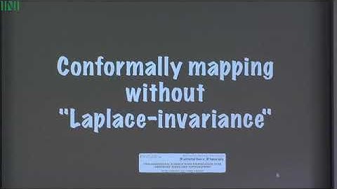 CATW01 | Prof. Andre Nachbin | Conformally mapping water waves:  top, bottom or sides.