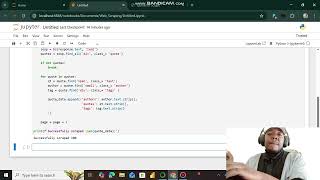 How to do Web Scraping using python