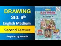 9th Std drawing | second lecture | introduction to textures | English Mediu