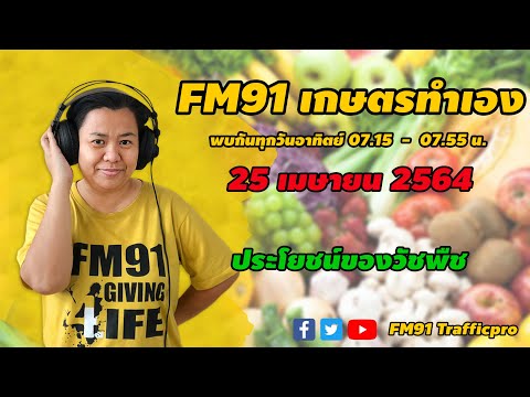 ประโยชน์ของวัชพืช : FM91 เกษตรทำเอง : 25 เมษายน 2564
