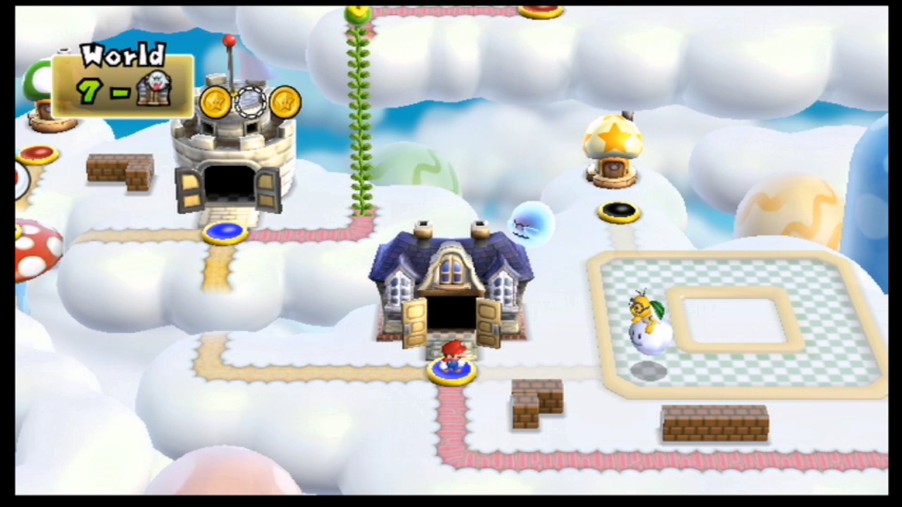 New Super Mario Bros Wii Episode 72 World 7 Ghost House Shortcut And