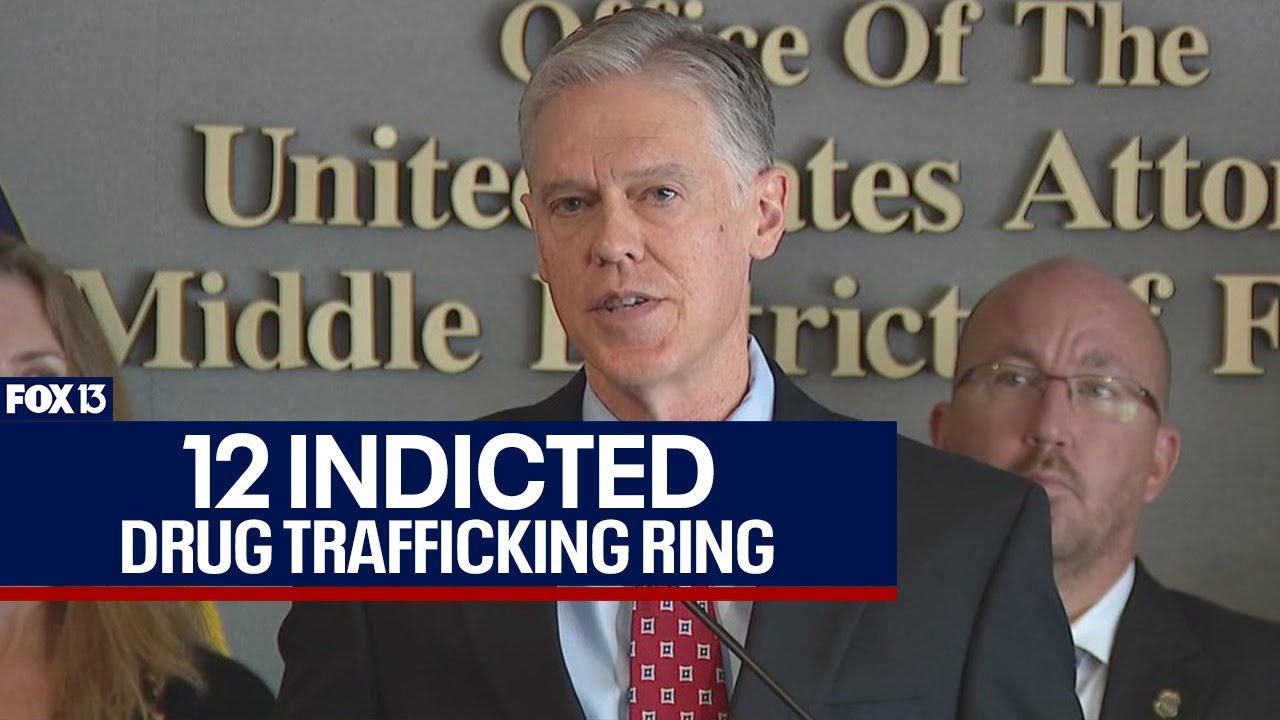 12 indicted in violent Florida drug trafficking ring - YouTube