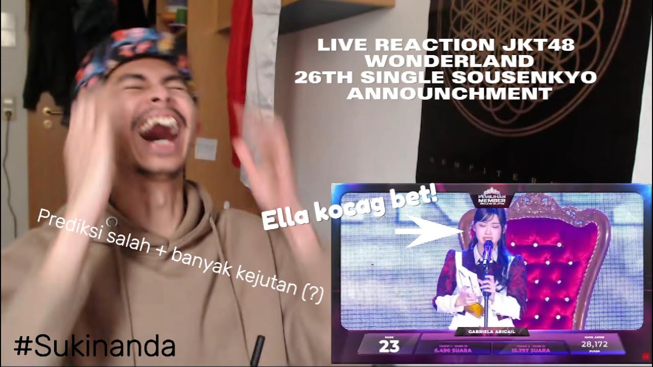 (LIVE REACTION) JKT48 26th Single Sousenkyo Announcement